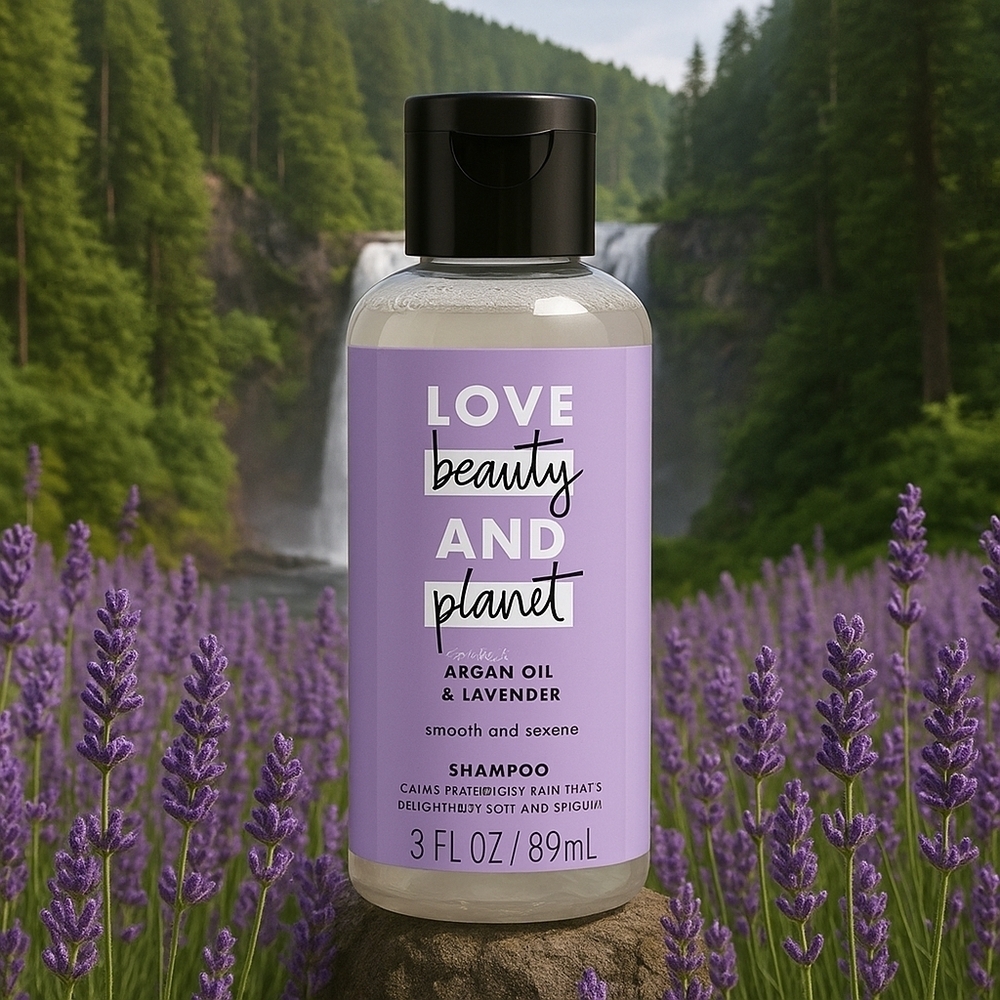 Love Beauty and Planet Argan Oil & Lavender Shampoo Travel Size New